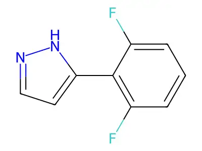 3-(2,6-Difluorophenyl)-1H-pyrazole structure