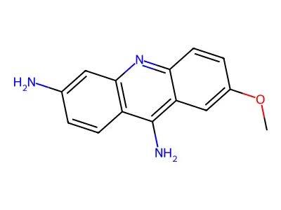 7-Methoxyacridine-3,9-diamine structure