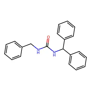 1-Benzhydryl-3-benzylurea structure