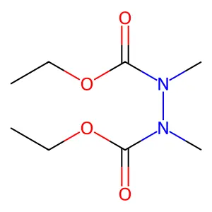 1,2-二甲基二氨基甲酸二乙酯 structure