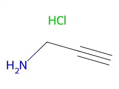 2-Propyn-1-amine, hydrochloride structure