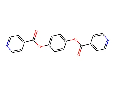 1,4-Phenylene diisonicotinate structure