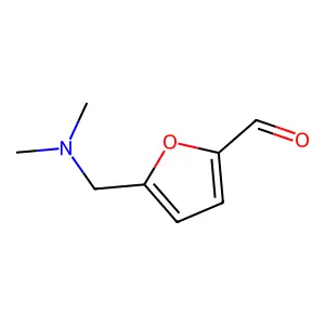 5-((Dimethylamino)methyl)-2-furancarboxaldehyde structure