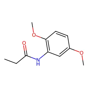 2',5'-Dimethoxypropionanilide structure