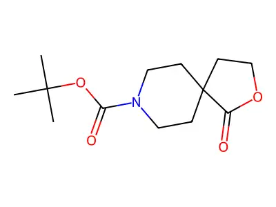 Tert-butyl 1-oxo-2-oxa-8-azaspiro[4.5]decane-8-carboxylate structure