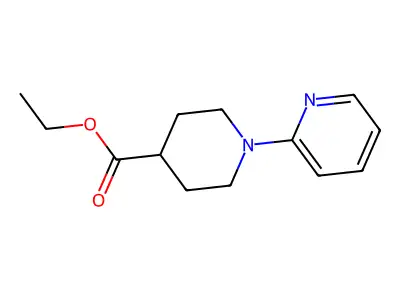 Ethyl 1-(pyridin-2-yl)piperidine-4-carboxylate structure