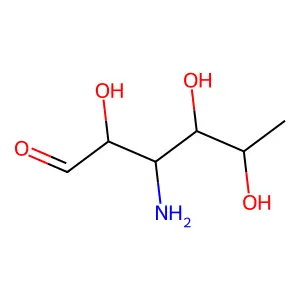 3-Amino-3,6-didesoxyglucose structure