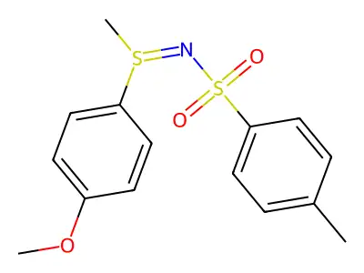 N-[(4-methoxyphenyl)-methyl-lambda4-sulfanylidene]-4-methylbenzenesulfonamide structure
