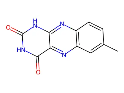 7-Methyl-1H-benzo[g]pteridine-2,4-dione structure
