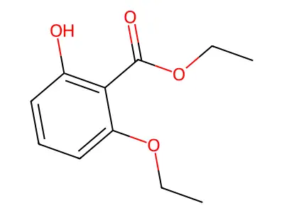 Ethyl 6-ethoxy-2-hydroxybenzoate structure