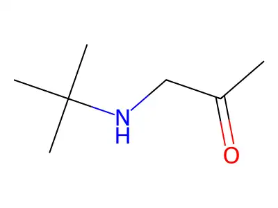 1-(Tert-butylamino)propan-2-one structure