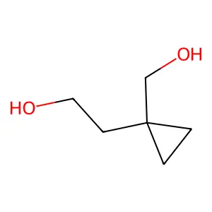 2-[1-(Hydroxymethyl)cyclopropyl]ethan-1-ol structure