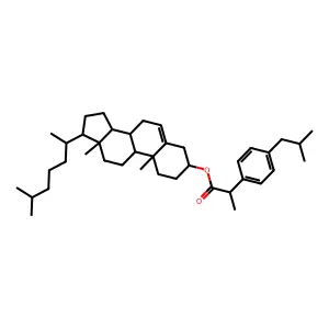 Cholesteryl ibuprofen structure