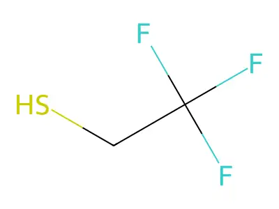 2,2,2-Trifluoroethanethiol structure