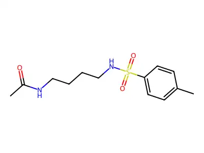 p-Toluenesulfonamide, N-(4-acetamidobutyl)- structure