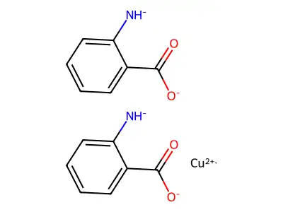 Bis(anthranilato)copper structure
