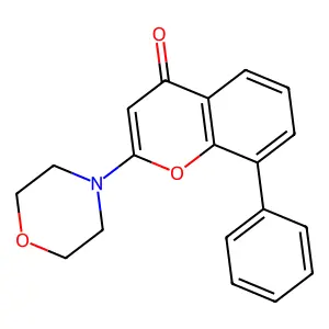2-(4-吗啉基)-8-苯基-4H-1-苯并吡喃-4-酮 structure