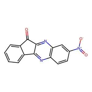 8-Nitro-11H-indeno[1,2-b]quinoxalin-11-one structure