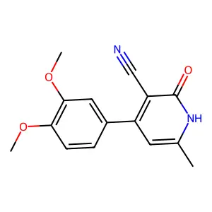 4-(3,4-Dimethoxyphenyl)-2-hydroxy-6-methylpyridine-3-carbonitrile structure