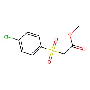Methyl 2-(4-chlorobenzenesulfonyl)acetate structure