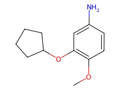 3-(Cyclopentyloxy)-4-methoxyaniline structure