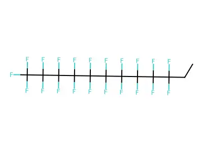 (Perfluoro-n-decyl)ethane structure