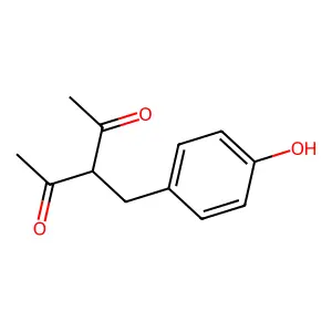 2,4-Pentanedione, 3-(p-hydroxybenzyl)- structure