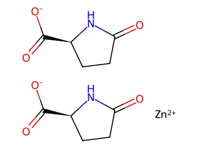锌二焦谷氨酸盐 structure