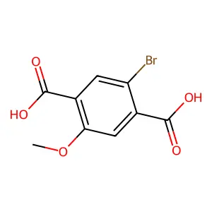 2-溴-5-甲氧基对苯二甲酸 structure