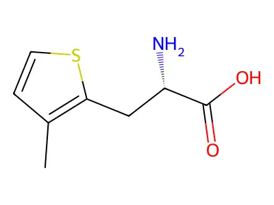 2-amino-3-(3-methylthiophen-2-yl)propanoic Acid structure