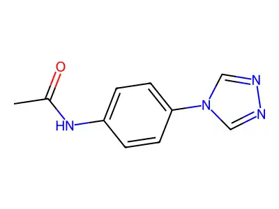 N-[4-(4H-1,2,4-triazol-4-yl)phenyl]acetamide structure