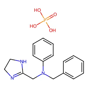 磷酸安他唑啉 structure