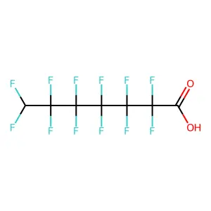 2,2,3,3,4,4,5,5,6,6,7,7-十二氟庚酸 structure