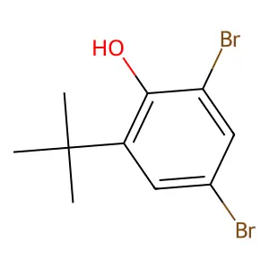 2,4-Dibromo-6-tert-butylphenol structure