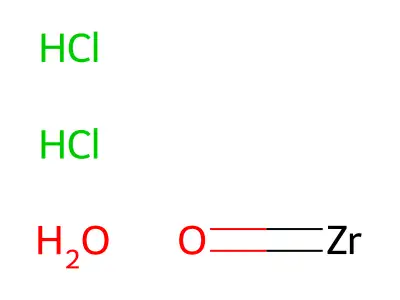 氯氧化锆八水合物 structure