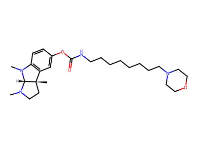 Morphlinyloctylcarbamoyleseroline structure