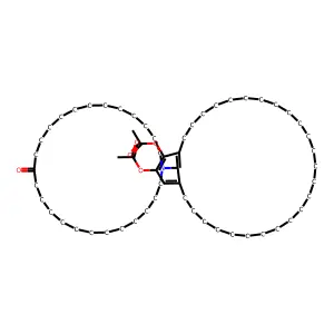 [28-acetyloxy-31-(14-oxo-azacyclohexacos-1-yl)-29-bicyclo[25.3.1]hentriaconta-1(30),27(31),28-trienyl] acetate structure