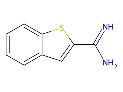 1-苯并噻吩-2-甲脒 structure