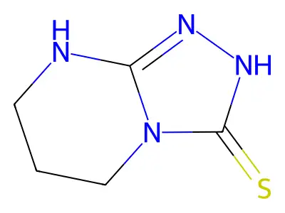 5,6,7,8-Tetrahydro[1,2,4]triazolo[4,3-a]pyrimidine-3-thiol structure
