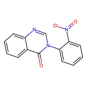 3-(2-Nitrophenyl)quinazolin-4-one structure