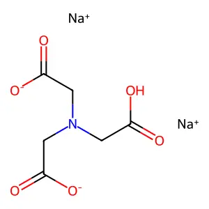 Disodium nitrilotriacetate structure