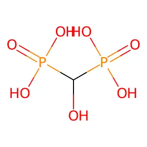 羟基亚甲基二膦酸 structure