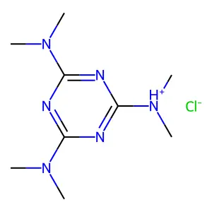 Melamine, hexamethyl-, hydrochloride structure