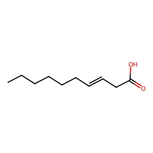3-癸烯酸 structure
