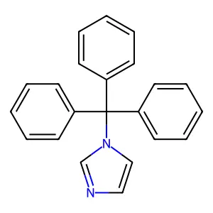 Dechloroclotrimazole structure