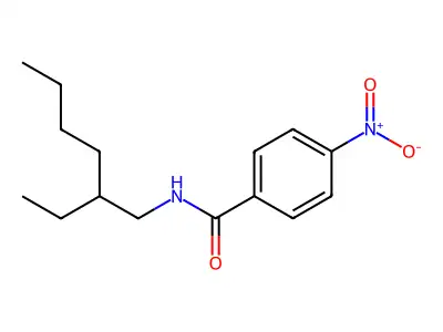 N-(2-ethylhexyl)-4-nitrobenzamide structure