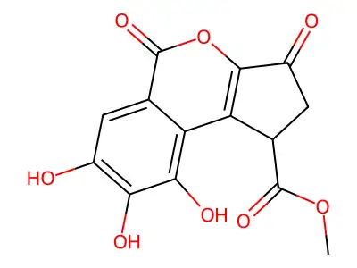 短叶苏木酚酸甲酯 structure