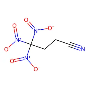 4,4,4-三硝基丁腈 structure