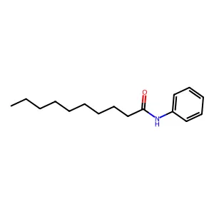 Decanamide, N-phenyl- structure