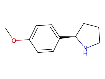 (R)-2-(4-Methoxyphenyl)pyrrolidine structure